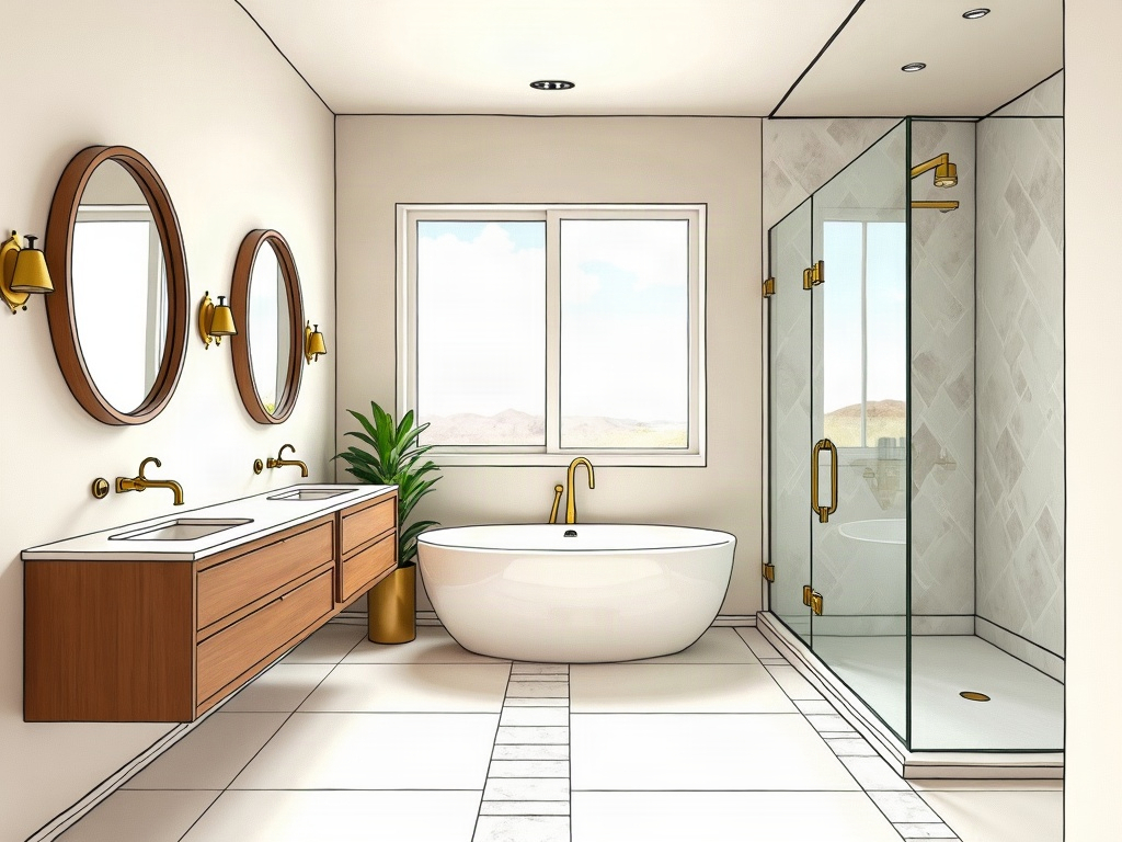 What to Expect When You Hire a Primary Suite Addition Contractor: A Room-by-Room Planning Guide a primary suite addition contractor framing a spacious luxury bedroom addition with open rafters and desert landscape visible through a large window opening