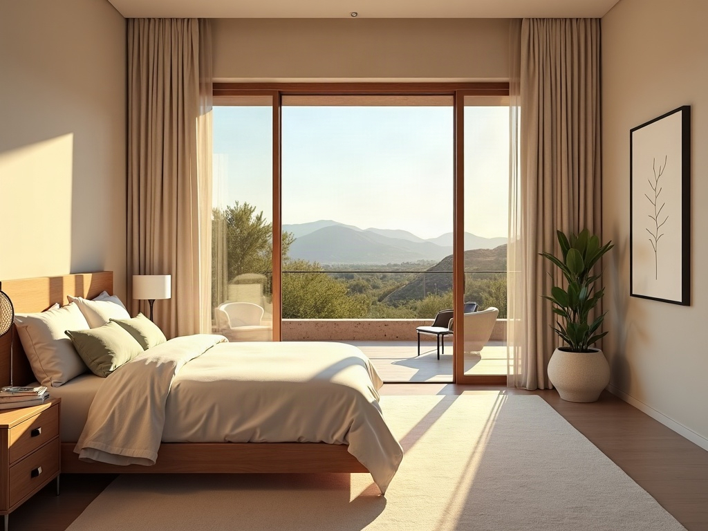 Sun-filled open-plan great room and chef's kitchen during a whole house systems upgrade in a luxury Arizona home